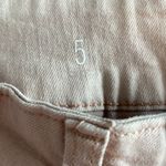 SO  light pink beige distressed midi denim Jean shorts Photo 6