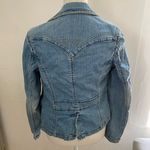 Vintage y2k boho coastal cowgirl Light Blue Jean Jacket size M Size M Photo 1