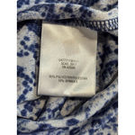 Jaclyn Smith  Blue Snake Print Size‎ 2XL Short Flutter Sleeve Round Neck Flowy Photo 5