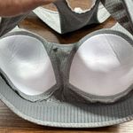 FILA  Women's Solid Pullover Lined Racerback Sports Bra Gray Size Medium Photo 5