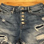 KanCan Button up cutoff distressed jeans shorts Photo 1