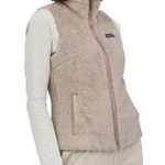 Patagonia Tan Los Gatos Sleeveless Zip Up Soft Teddy Sherpa Vest M Photo 0