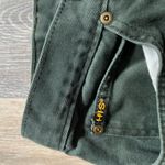 HIS‎ Vintage High Rise Denim Straight Leg Dark Green Mom Jeans Size 12 Photo 2