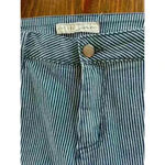 Cato's Denim Railroad Striped High Rise Skinny Crop Jeans,16W Blue Photo 5