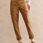 Sézane NWT Sezane Benicio Trouser in Caramel Cotton Chino Cargo Pants 46 / 14 Photo 5