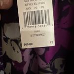 Elle  Purple Floral Women's Top Photo 1