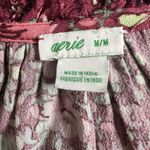 Aerie Floral Printed Long Sleeve Mini Dress Medium Women’s Pink 1172 Photo 3