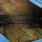 Michael Kors Polly Electric Blue Nylon East West Zip Chain Crossbody Bag Photo 7