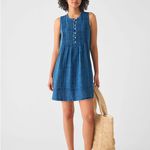 Faherty Isha Dress Indigo Blue Women’s Size Small Photo 1