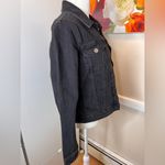 ZARA  black Jean jacket size small Photo 5