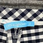 J. McLaughlin Georgina Ankle Pant Women 2 Blue White Gingham Check Stretch Preppy Photo 9