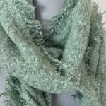 Cozy Mint Green Textured Scarf Photo 1