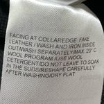 ESCADA Women’s Black Short Sleeve Dress Large with Leather Photo 10