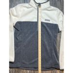 Columbia  Fleece Pullover Half Snap Benton Springs White Gray Women's Medium Warm Photo 5