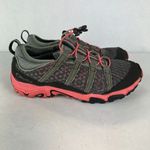 Oboz Sneaker Shoes Womens 8.5 Gray Pink Athletic Low Top Hiking Pull Cord Echo Photo 2
