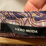 VERO MODA Adorable silky  square neck squiggles paisley flower power luxe top Photo 3