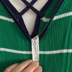 Anthropologie Daily Practice Dress Midi Sweater Green Stretch Preppy Size Small Photo 8