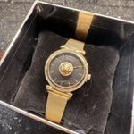 NWT VERSUS VERSACE Brick Lane Gold Mesh 34MM Stainless Steel Bracelet Watch Photo 0