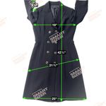 Tahari  ASL Black Double Breasted Blazer Dress Workwear Photo 9