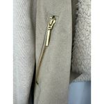 Women’s INC International Concepts Y2K Beige Faux Fur Cardigan Jacket Size XS Photo 4