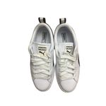 Mayze Leather Sneakers Size 7.5 In Puma White Puma Black Photo 1