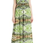 Alice + Olivia mirrored gardens green maxi dress Photo 0