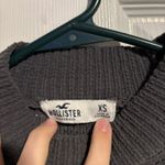 Hollister Cropped  Grey Sweater Knit Photo 2