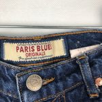 Paris Blues  Vintage Button Fly Denim Dark Wash Shorts Size 7 Photo 3