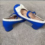 Women’s Red Chunky Heel Mary Jane Pumps Cute Bow & Hearts Round Toe Size 7 NEW Blue Photo 8