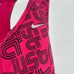 Nike Dark pink black dri-fit racer back workout tank built in cups activewear M Photo 3