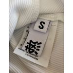 Women's White Embroidered I Like Men Rib Knit Sleeveless Cami Tank Top Size S Photo 3