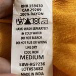 Elan Woven Yellow Marigold Strapless Romper Medium NWT EBW-RG7236 Rayon Boho Photo 13