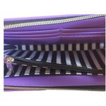 Marc Tetro White Bichon Frise Dog Zip Wallet Purple Photo 9