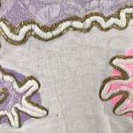 Totally 90s Vintage Style Up! White Pink Blue Puff Design Floral Lace T Shirt OS Photo 5