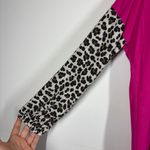 Pink Lily Leopard Sleeve Long Sleeve Top Size Medium Photo 3