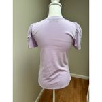 Generation Love Nina Ruffle Tee Shirt Lavender size XS Photo 4