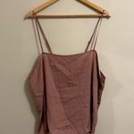 Old Navy Satin Lounge Tank Top in Pink Salt Size 2X NEW WITH TAGS Photo 6