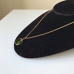 None Vintage Gold Tone Irish Lucky Clover Necklace Photo 3