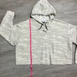 Puma Camo Cropped Hoodie Sweatshirt Sz Large Tan Cream Camouflage Khaki Photo 13