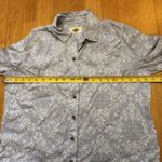 Marine layer  Carlin Floral Button Down Shirt Blue S EUC Cottage Boho Romantic Photo 6