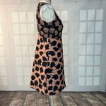 Ann Taylor pink navy floral jacquard sleeveless A-line party dress size 4 Photo 5