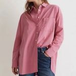 Madewell MWT  nj588 Signature Poplin‎ Oversized Shirt size M Photo 0