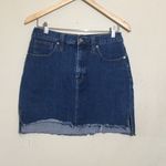 Madewell  Denim Straight Mini Skirt Step Hem Sz 29 Photo 1