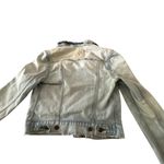 Levi's Denim Jacket Light Wash Cropped Heart Detail Casual Cute Photo 5