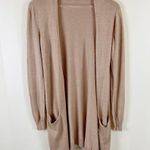 Maison Jules  Essential Camel Heather Cardigan in Size XS NWT Photo 1