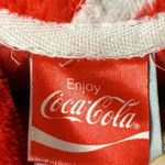 COCA COLA BEAR WOMENS SIZE MEDIUM ONE PIECE FOOTED HOODED PAJAMAS ZIP FRONT Red Photo 5