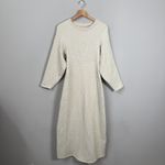 Free People Gabby Seamless Midi Dress Women's M/L Ivory Wet Plaster Textured NWT Photo 4