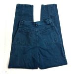 Vintage Electric Teal Paneled Gapered High Rise Jeans Blue Size 6 Photo 4