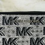 Michael Kors Jet Set Black Cream Leather Small Coin Purse Card Wallet Wristlet Photo 1