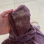 Affliction Fast & Furious  Maroon Tie Dye Tie Up Tank Sz Small Photo 3